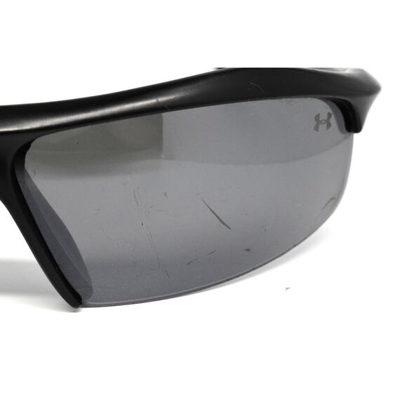 Under Armour Black Wrap Sunglasses - LENSES FAIR/FRAMES GOOD - Picture 8 of 13